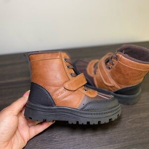Carter's Brown and Black Kids Boots